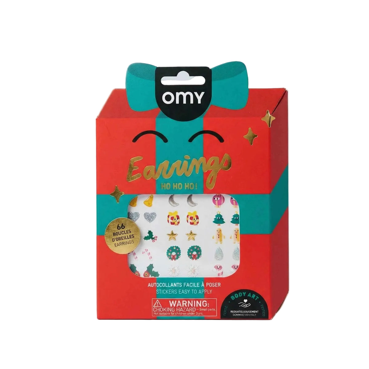 HO HO HO! - Stick-on Earrings