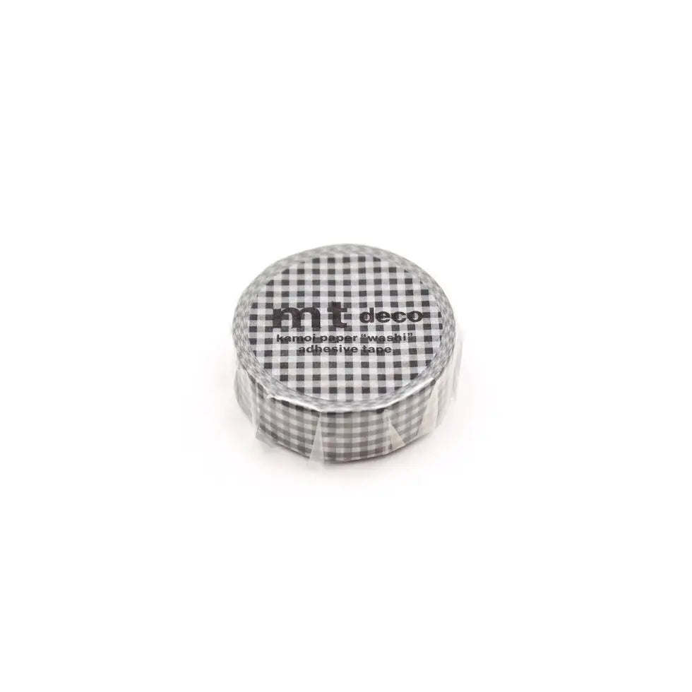 Delicate Checkered Black Washi Tape