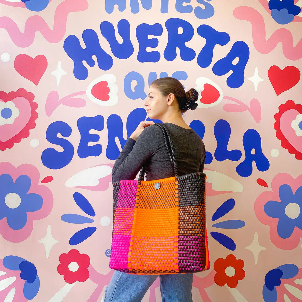 Rad Tall Tote by El Cholo's Kid