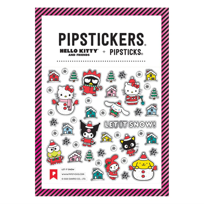 Hello Kitty and Friends Let It Snow Stickers by Pipsticks