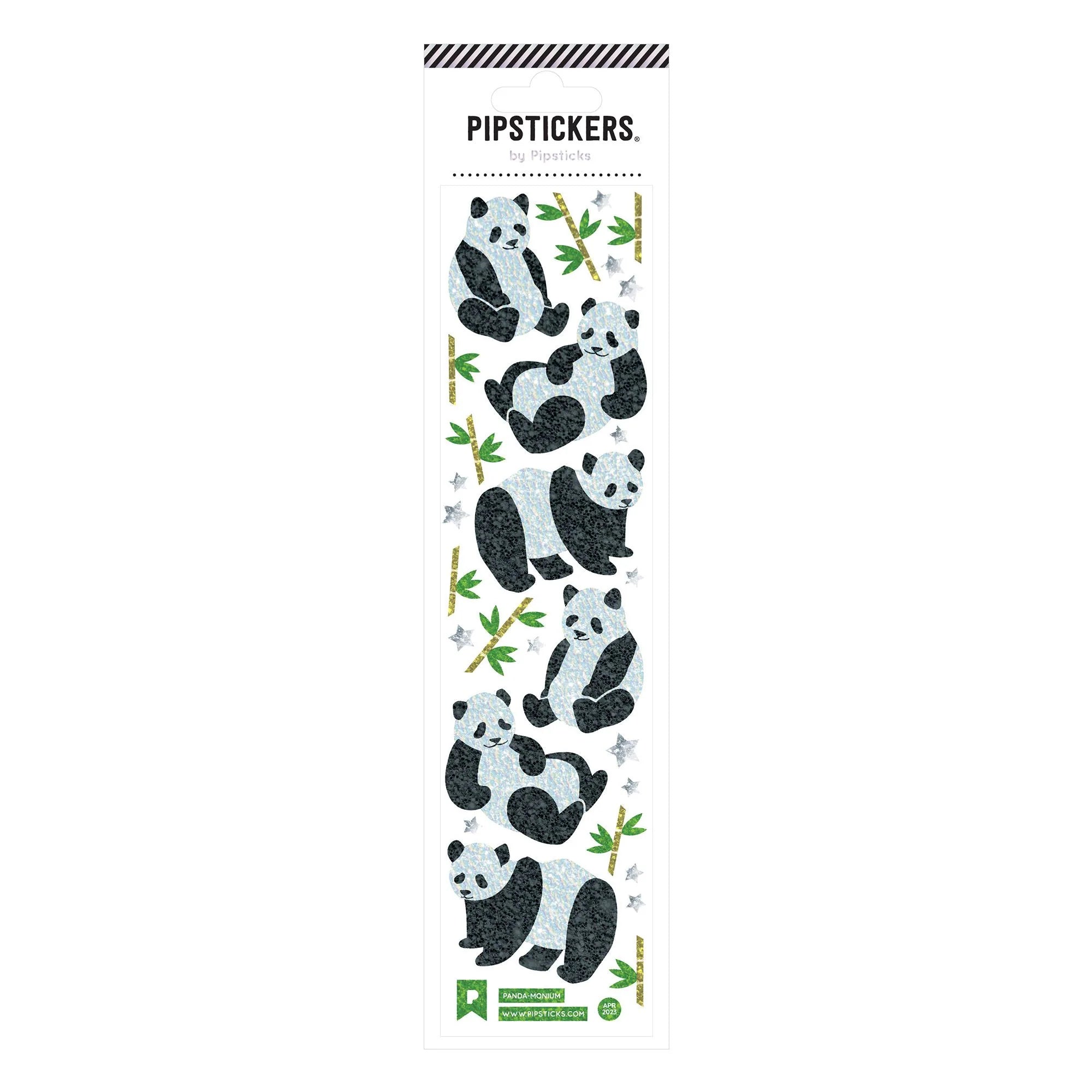 Panda-Monium Stickers by Pipsticks