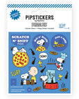 Peanuts Hot Pizza Scratch 'n Sniff Stickers by Pipsticks