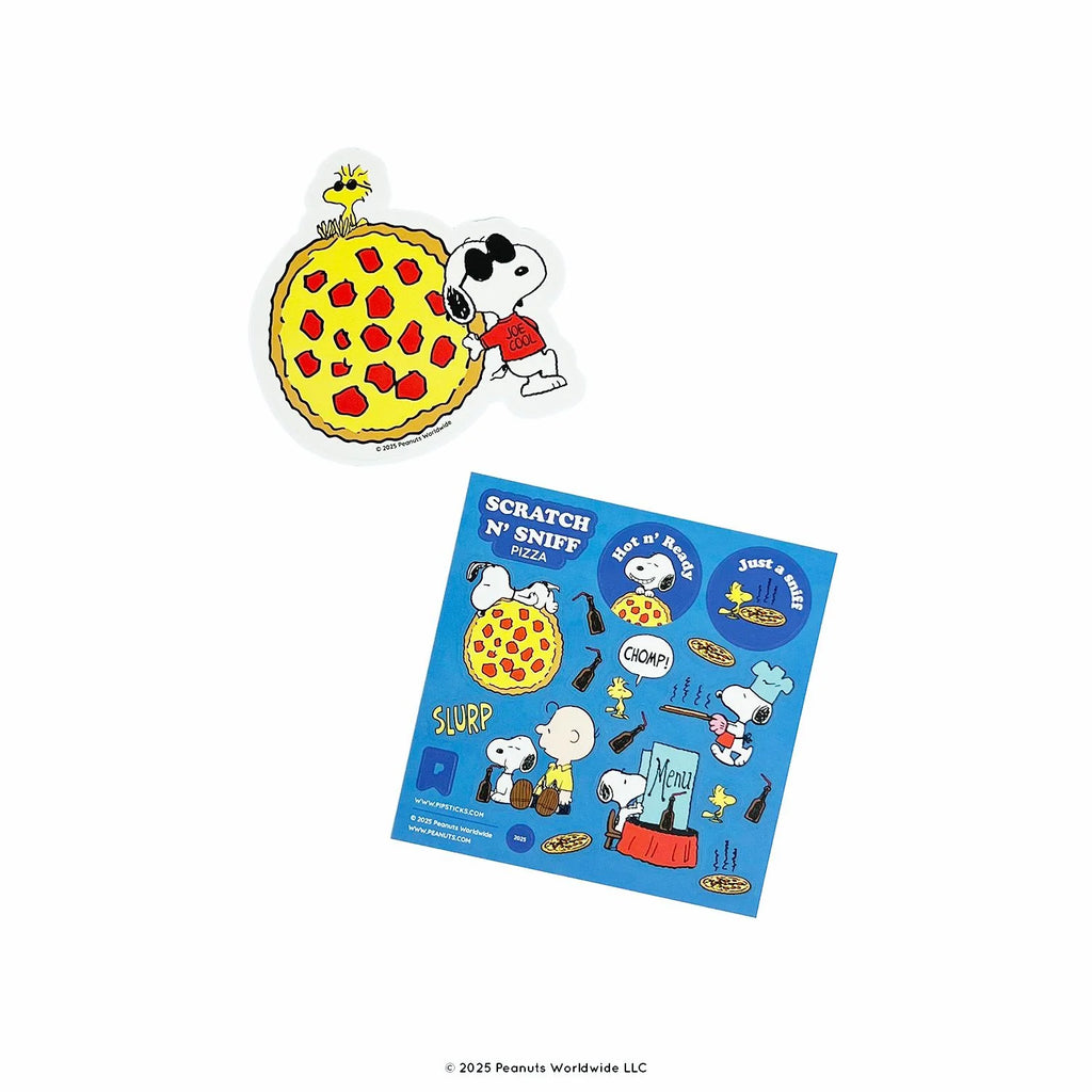 Peanuts Hot Pizza Scratch 'n Sniff Stickers by Pipsticks