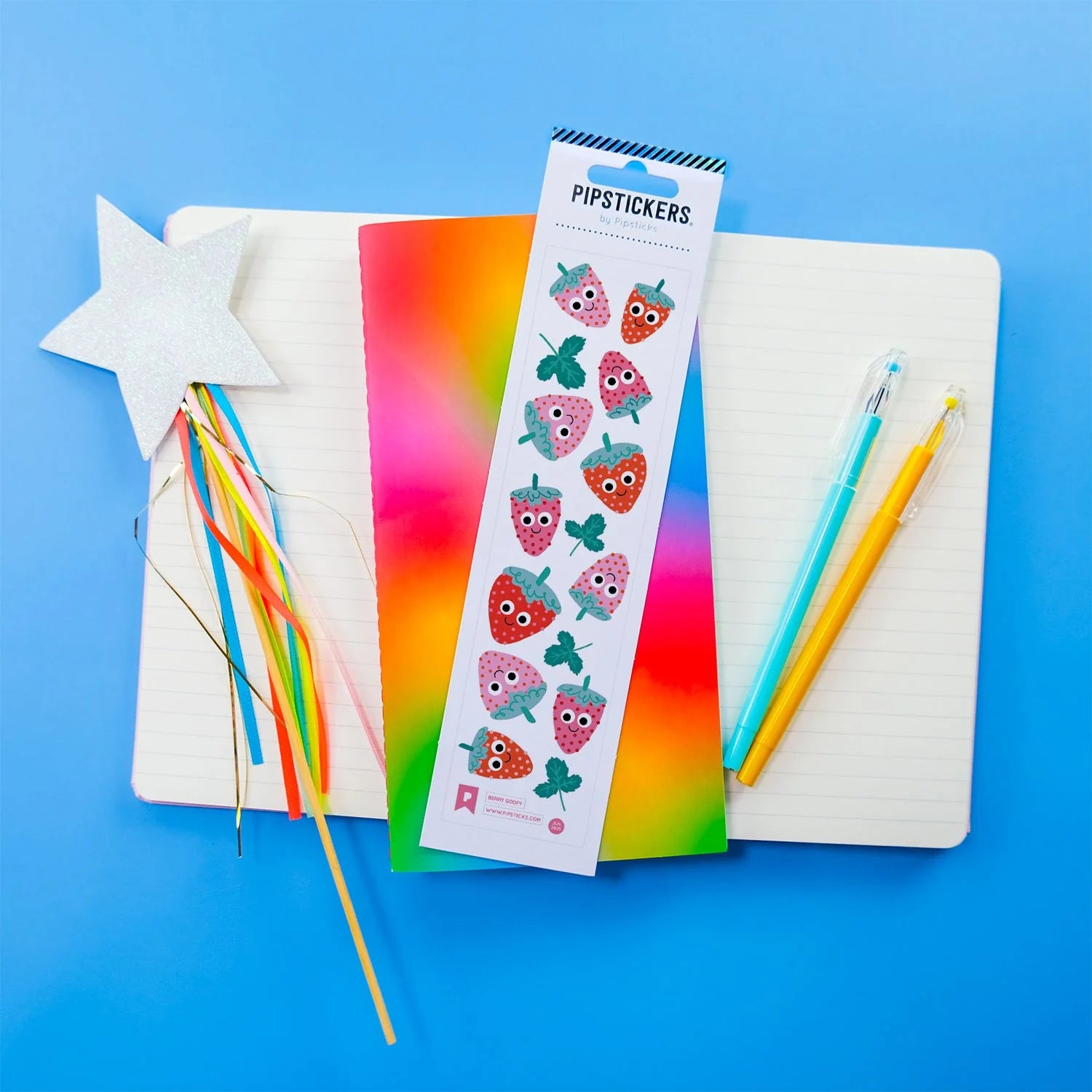 Googly Eyed Berry Goofy Stickers by Pipsticks