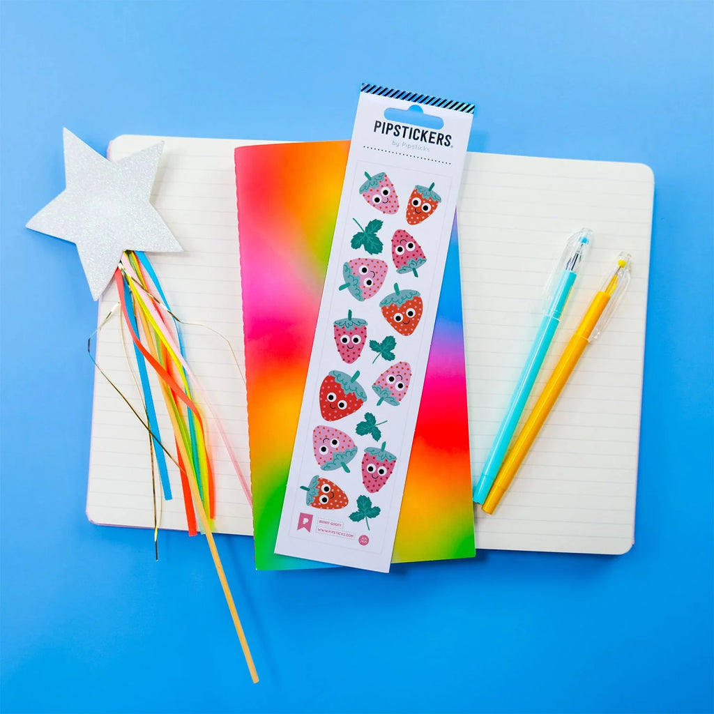 Googly Eyed Berry Goofy Stickers by Pipsticks