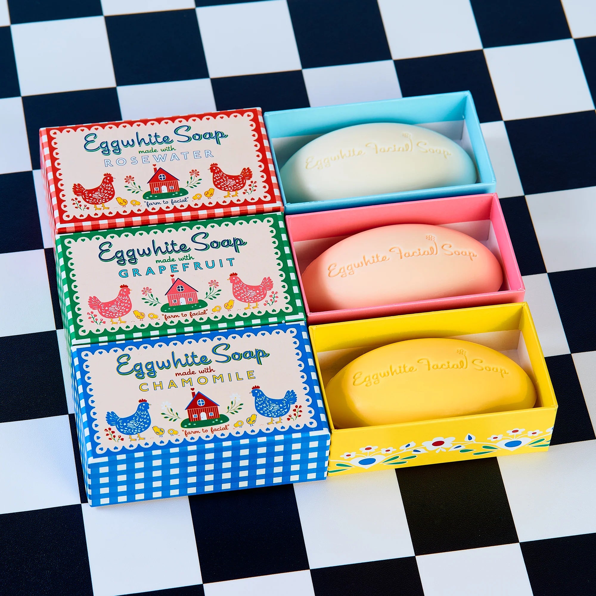 Eggwhite &amp; Rosewater Facial Soap