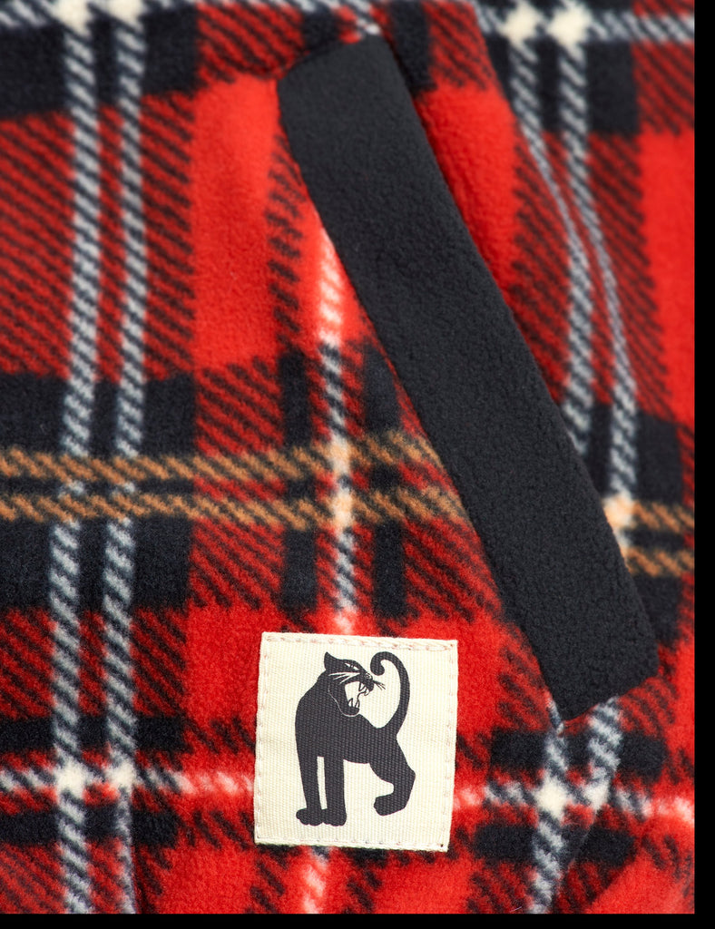 Check Fleece Trousers by Mini Rodini Mochi Kids