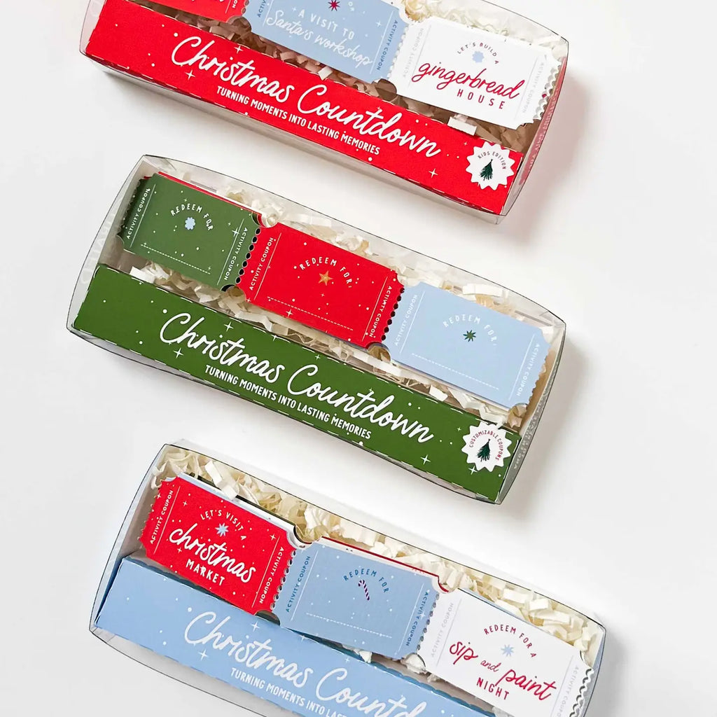 SALE Christmas Countdown - Activity Coupons for Kids by Curated for You Gifts