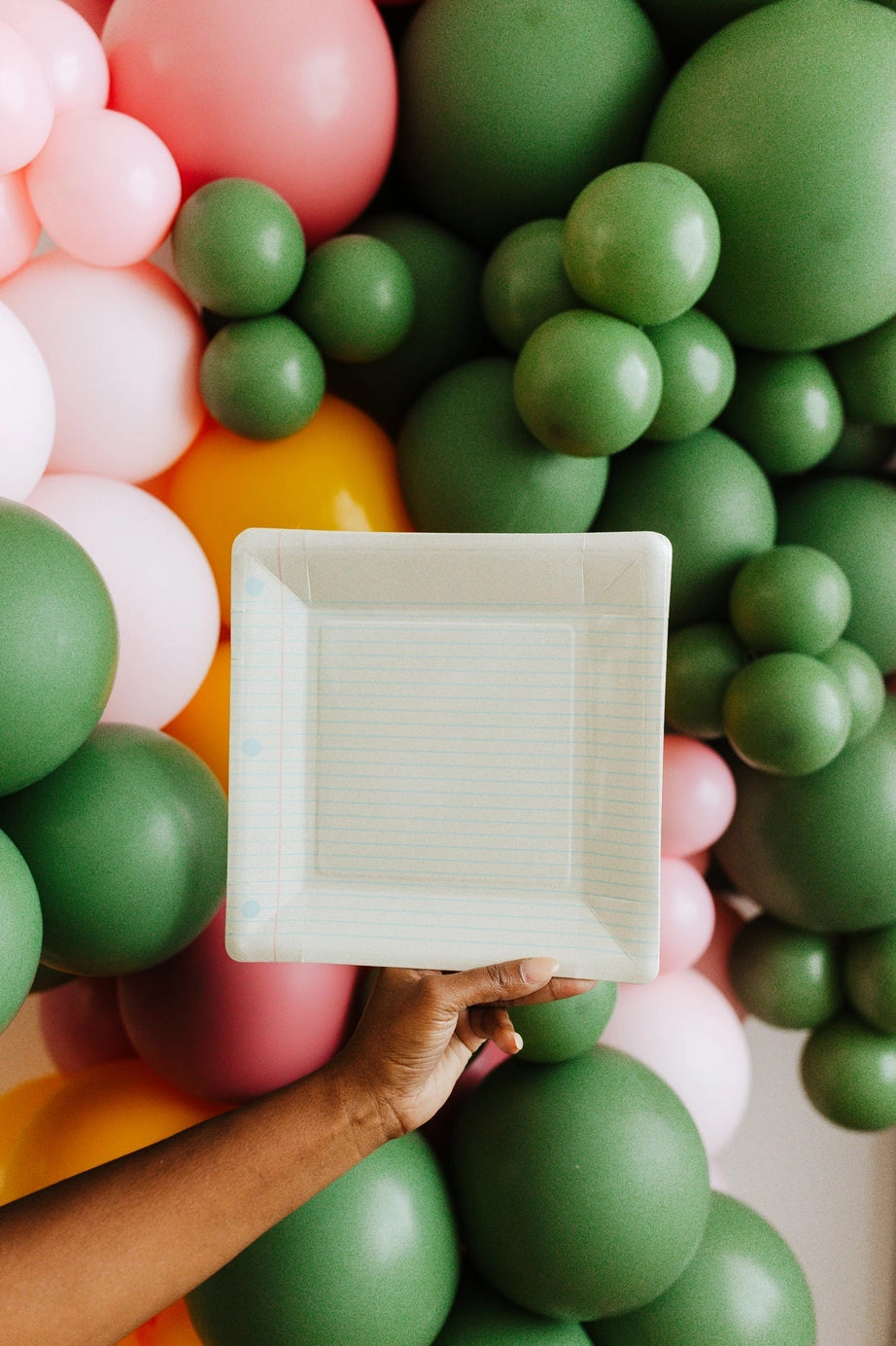 Notebook Paper Plates