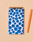 Blueberries Letterpress Spiral Pocket Size Notebook