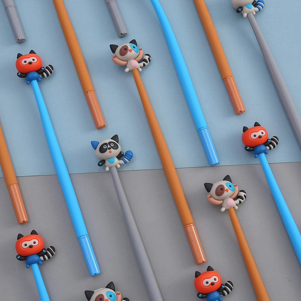 Raccoon Wiggle Gel Pen by BCmini