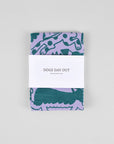 Dogs Day Out Woven Cotton Tea Towel