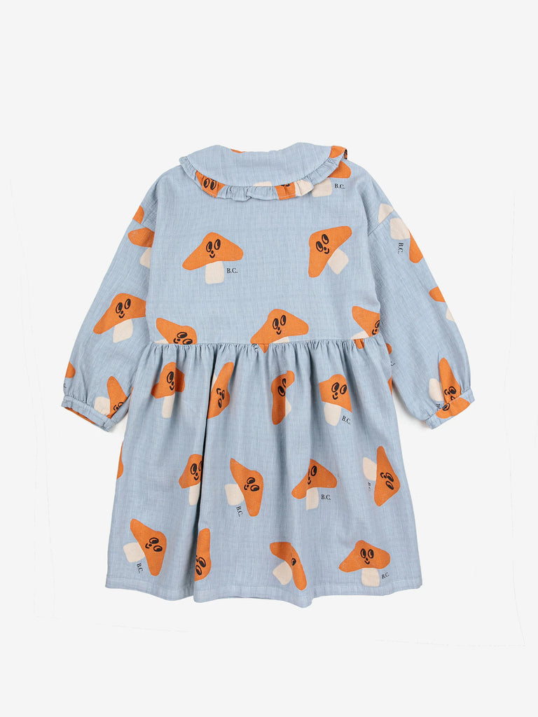 SALE Mr. Mushroom All Over Woven Dress by Bobo Choses