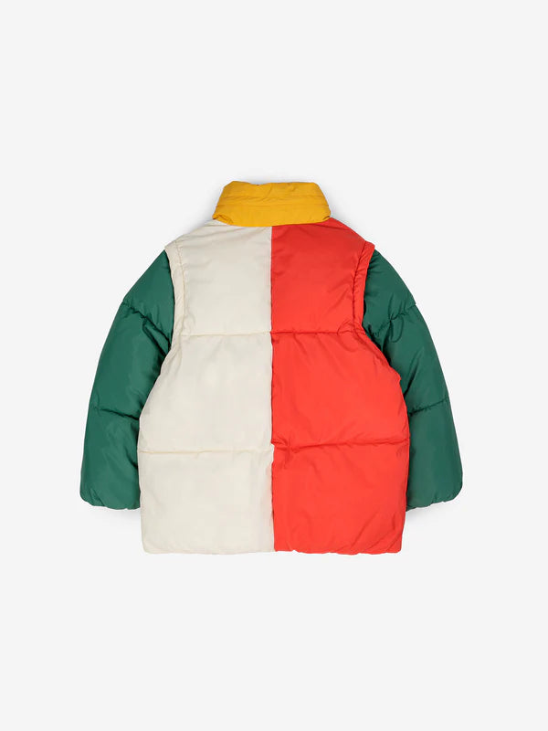Color Block Padded Anorak by Bobo Choses