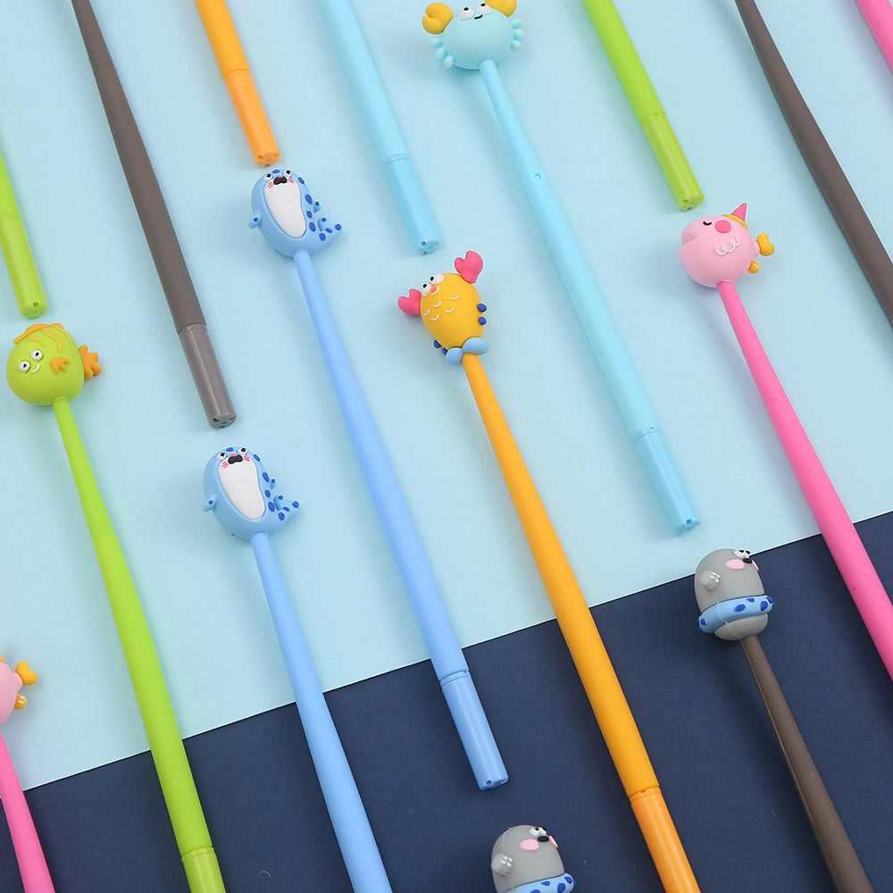 Happy Sea Animal Wiggle Gel Pen