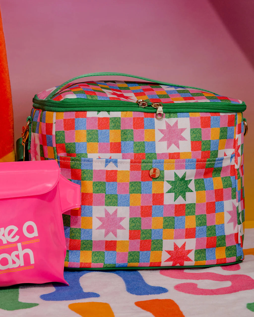 Checker Stars Cooler Bag - Thumbnail 2