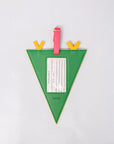 Getaway Shaped Luggage Tag - Pennant