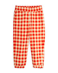 Gingham Fleece Trousers by Mini Rodini