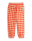 Gingham Fleece Trousers by Mini Rodini
