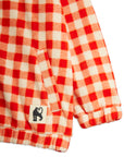Gingham Fleece Jacket by Mini Rodini