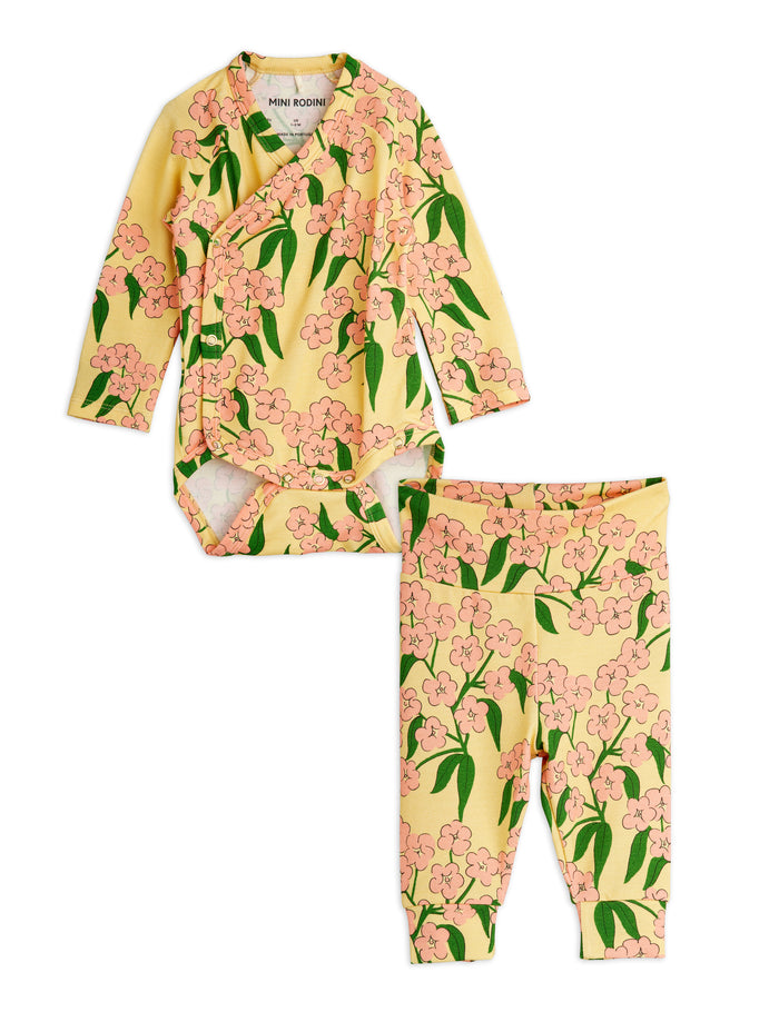 Alpine Flowers Baby Set by Mini Rodini