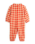 Gingham Fleece Baby Suit by Mini Rodini