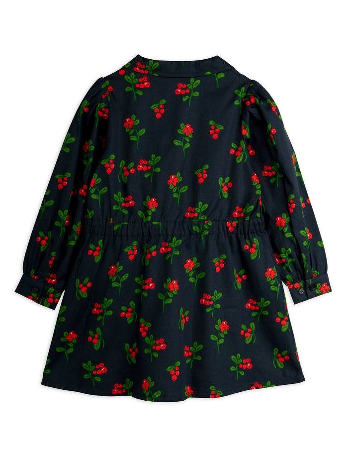 Lingonberries Woven Dress by Mini Rodini