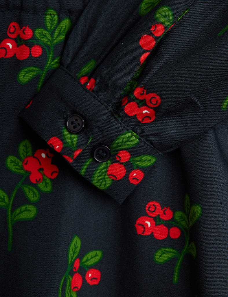 Lingonberries Woven Dress by Mini Rodini
