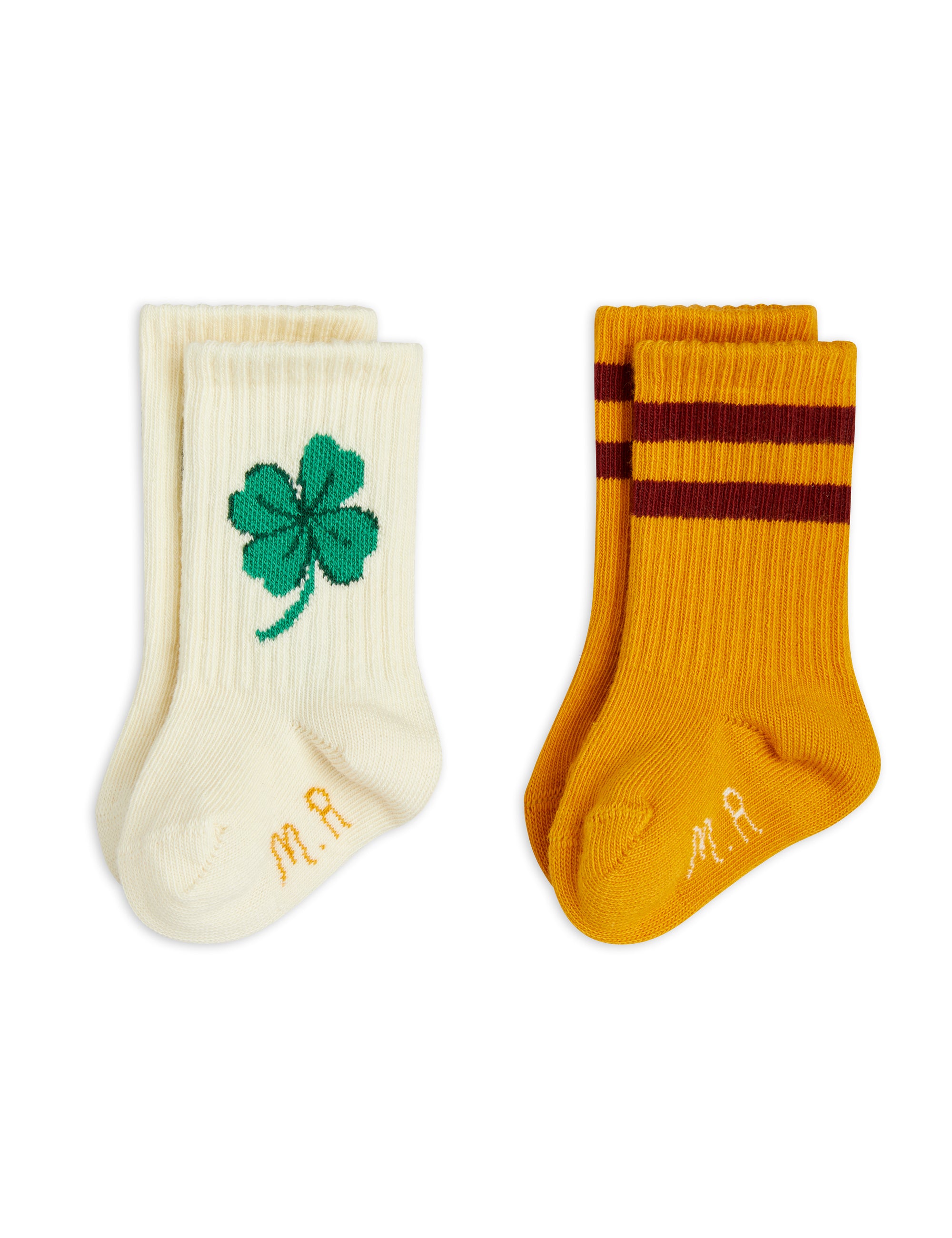 Clover 2-Pack Baby Socks by Mini Rodini