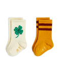 Clover 2-Pack Baby Socks by Mini Rodini