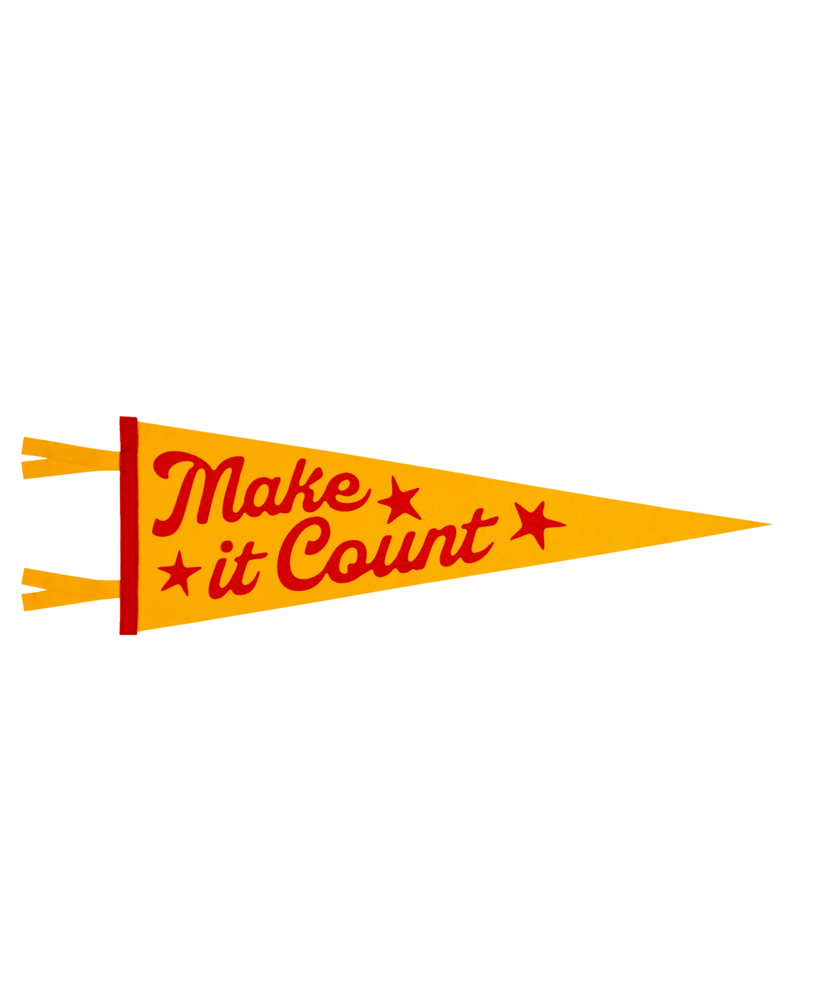 Make It Count Pennant