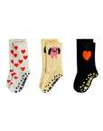 Doggie 3-Pack Anti-Slip Socks by Mini Rodini