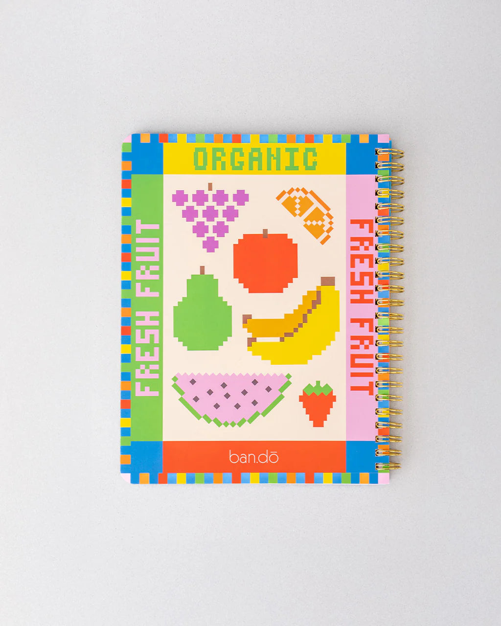 Rough Draft Mini Notebook - Fruit Tiles