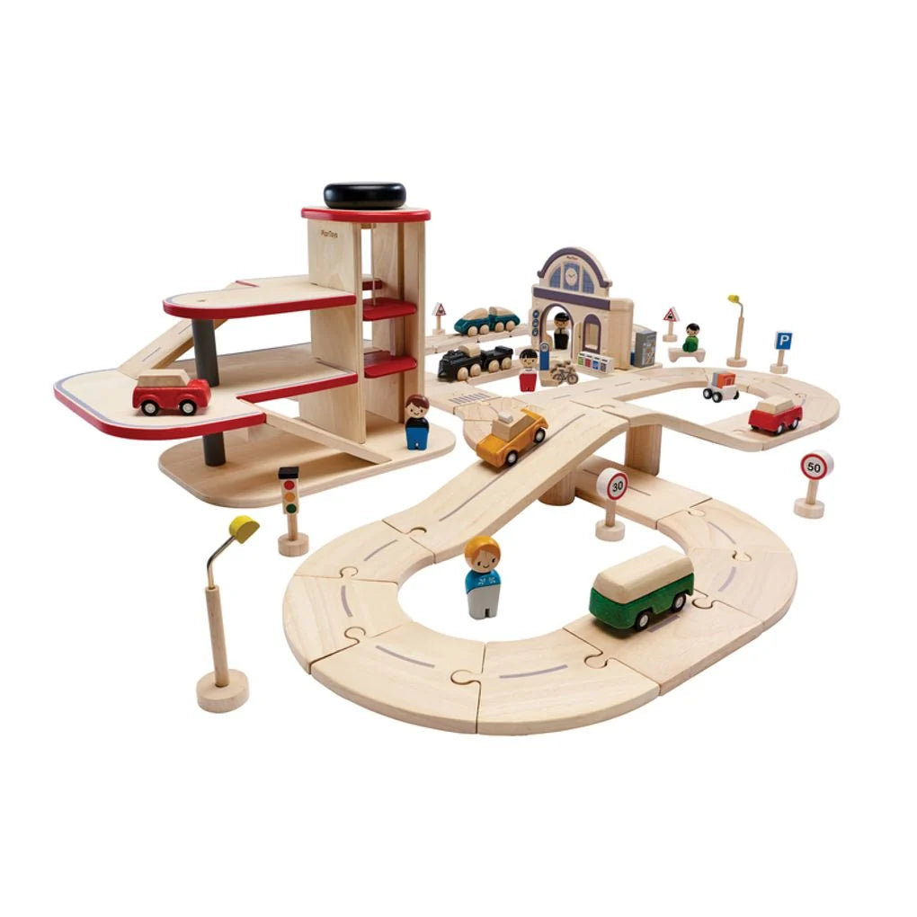 City Transit Rail &amp; Road Playset