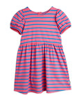 Striped Pink and Blue Dress