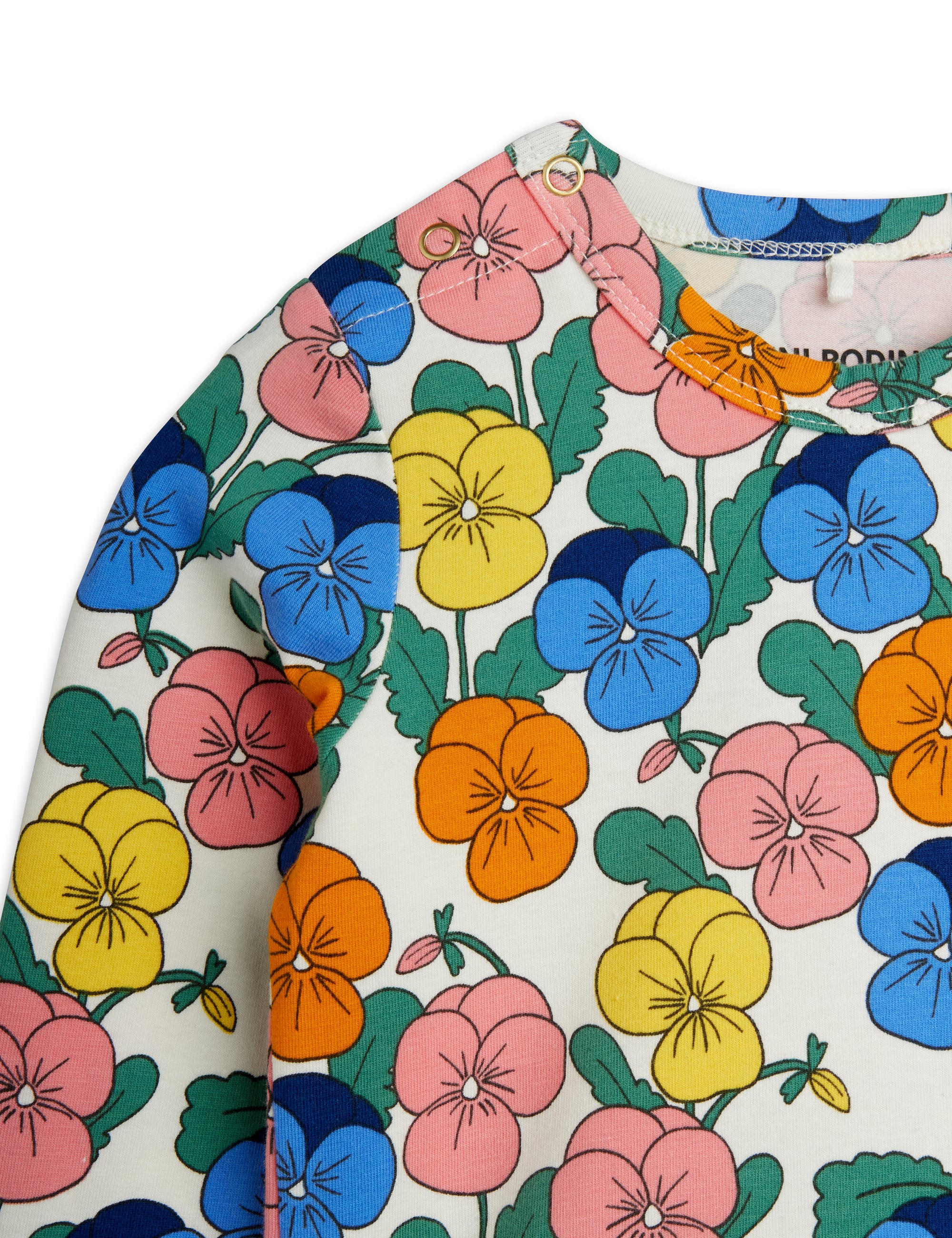 Violas Long Sleeve Baby Bodysuit