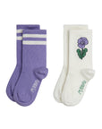 Stripe Violas 2-Pack Socks