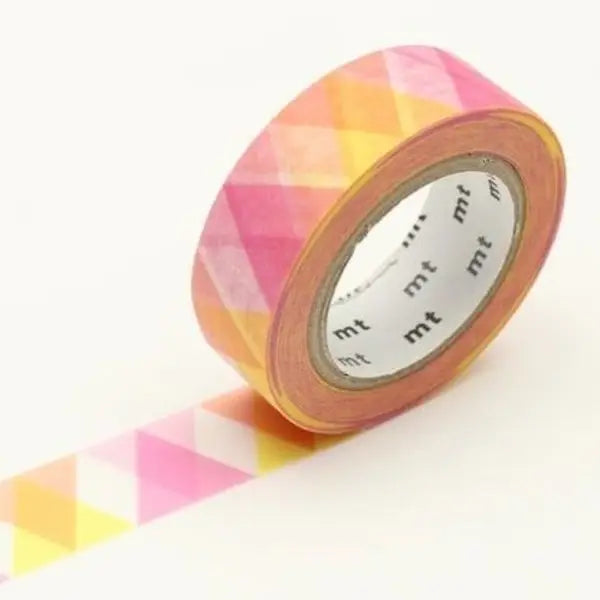 Pink Triangle and Diamond Washi Tape