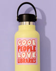 Cool People Love Libraries Vinyl Sticker