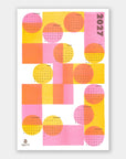 Geometric 2027  Risograph Print Calendar
