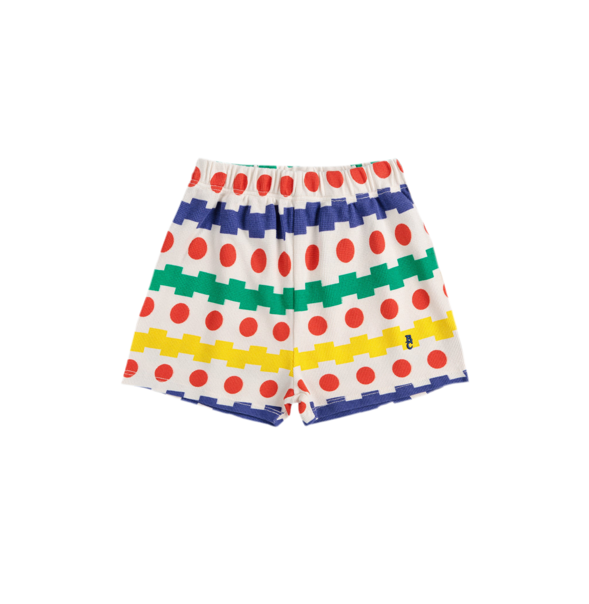 SALE Geometric All Over Waffle Shorts by Bobo Choses