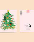 Japanese Xmas Holiday Card by Carolyn Suzuki