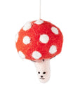 Hanging Mushroom Ornament
