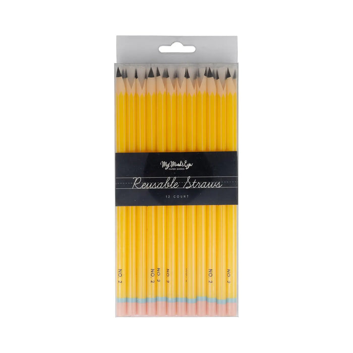 Pencil Reusable Straws by My Mind's Eye