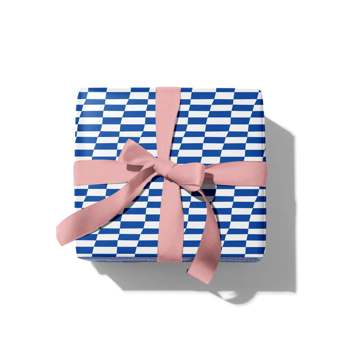 Leaning Checkers Gift Wrap by My Darlin'