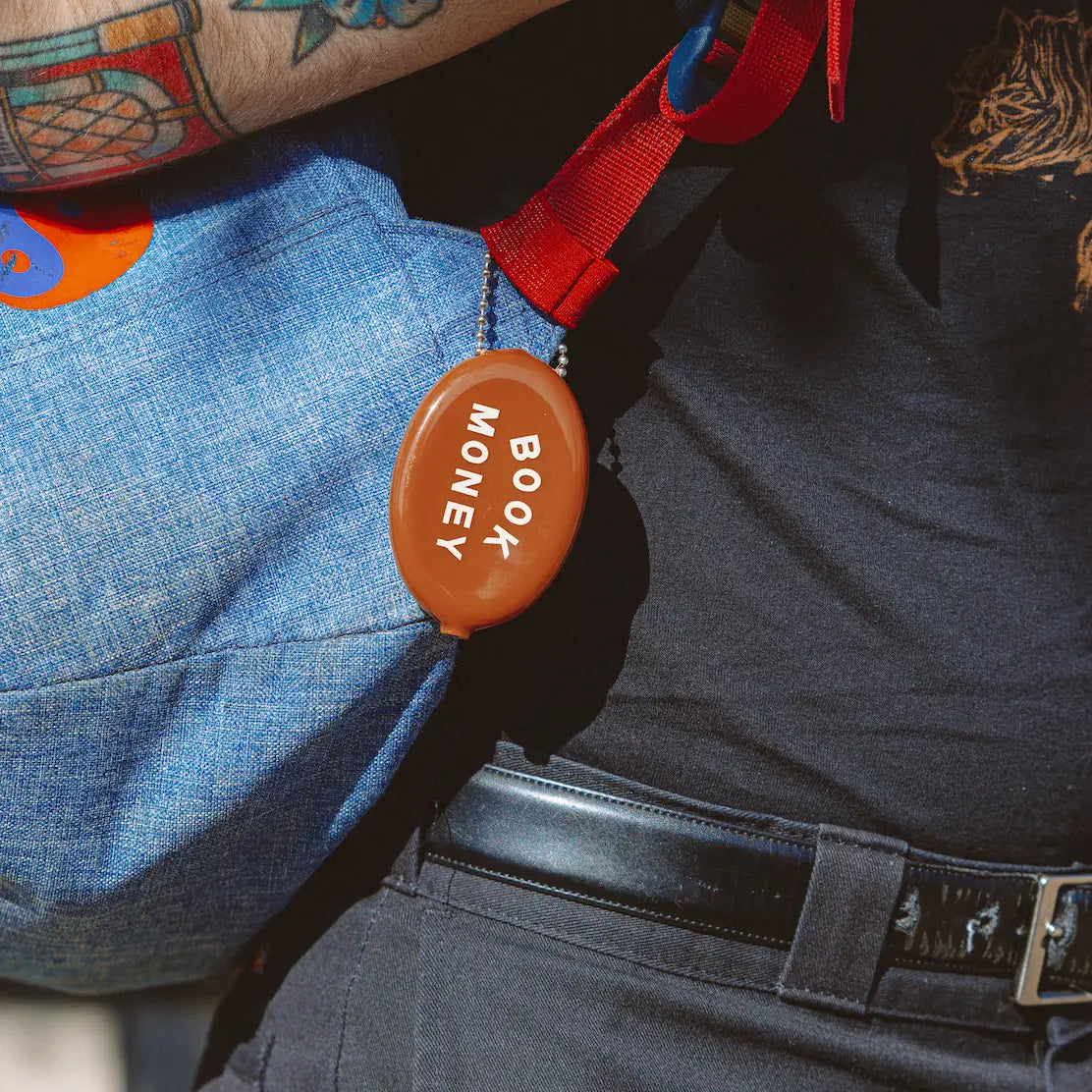 Book Money Coin Pouch (Brown) by Three Potato Four