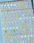 Spaced Out Nail Art Stickers