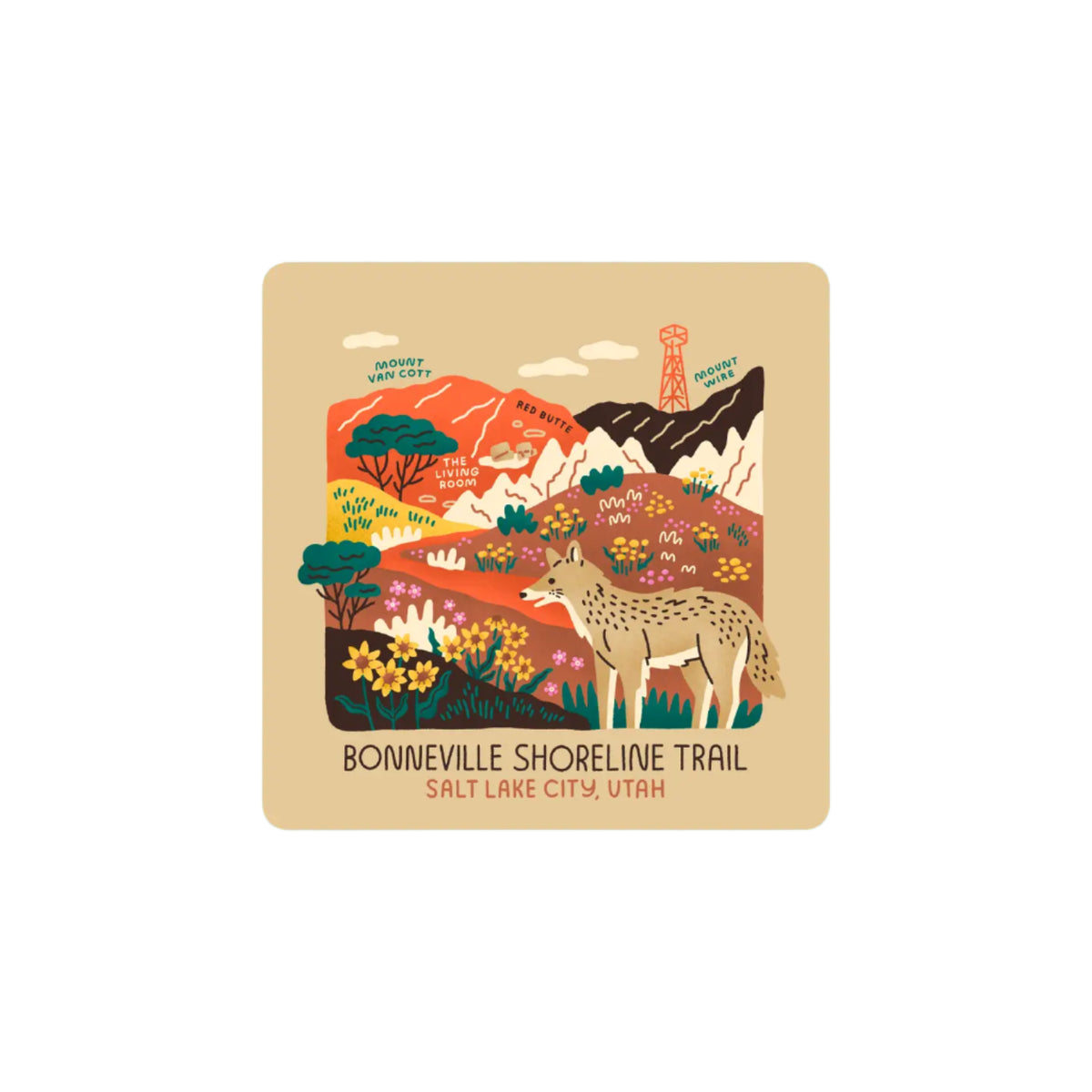 Bonneville Shoreline Trail Sticker