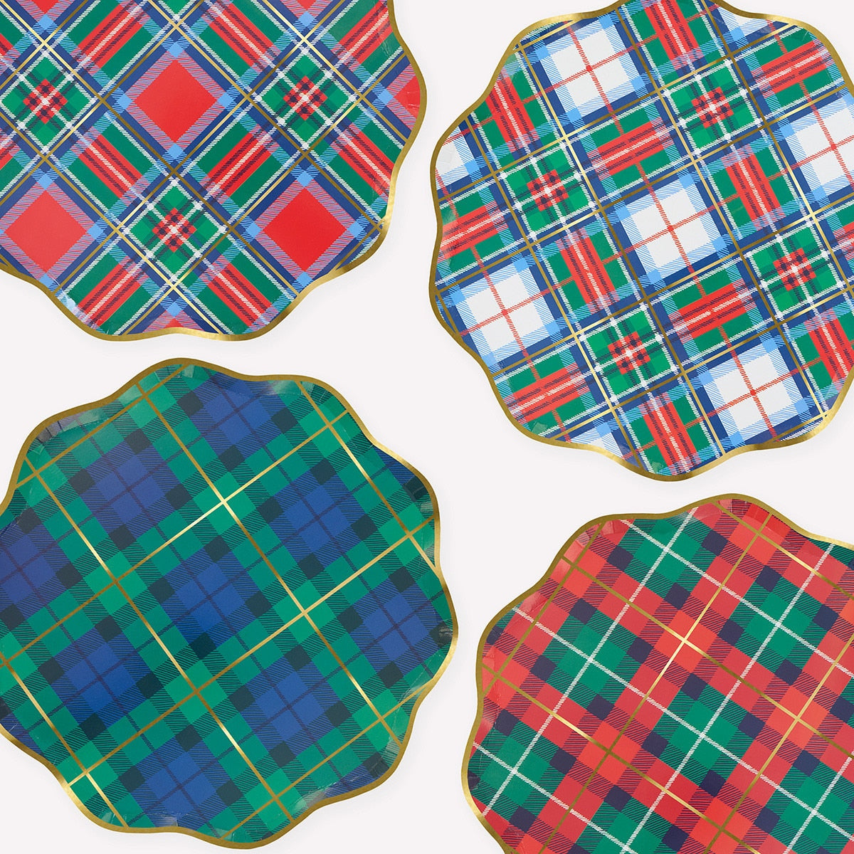 Tartan Plaid Dinner Plates