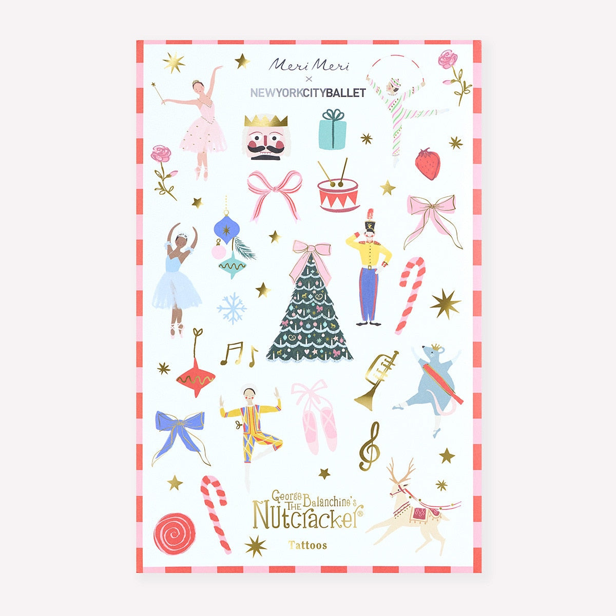 Meri Meri x New York City Ballet Temporary Tattoos